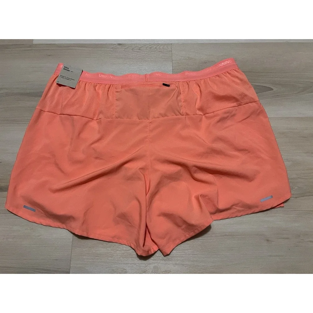 NWT Nike Dri-FIT Stride Men's XXL Brief-Lined Running Shorts DM4755-643‎ Peach